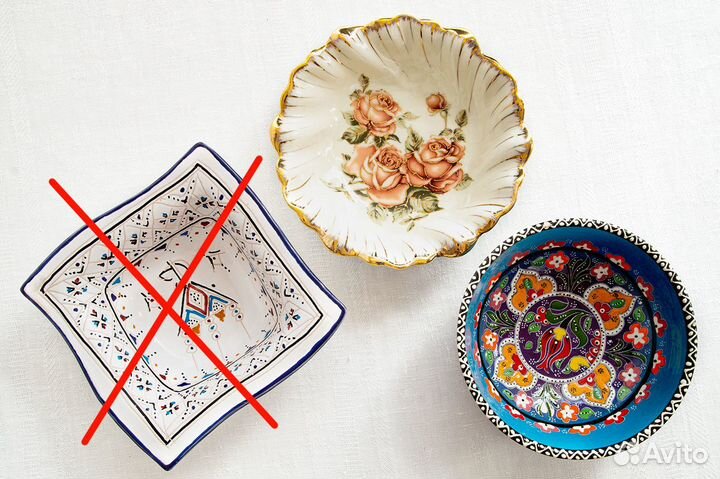 Конфетница керамическая