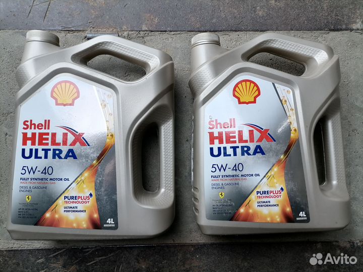Масло Shell Helix Ultra 5W-40