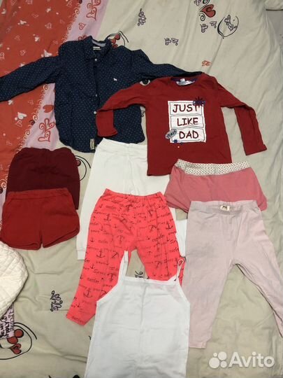 Вещи на девочку 5-6 лет пакетом