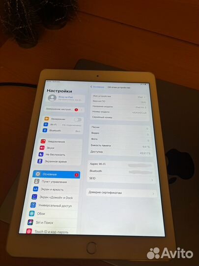 iPad Air 2 64гб wifi