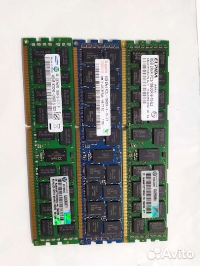 Оперативная память DDR3 8gb ECC REG для серверов
