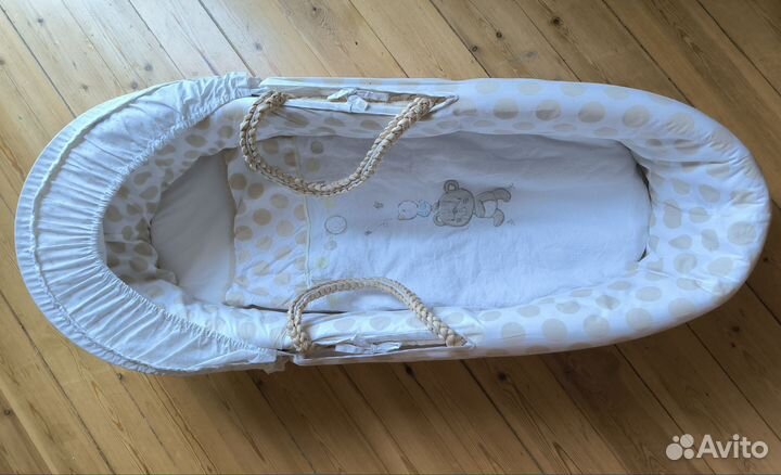 Плетёная люлька колыбель для новорождённых