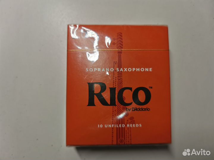 Трости для сопрано-саксофона Rico RIA1020 №2 10 шт