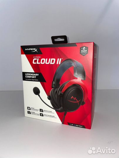 Гарнитура игровая HyperX Cloud II Red KHX-hscp-RD