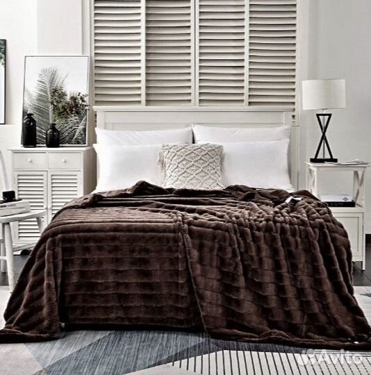 Плед искусственный мех кролик норка