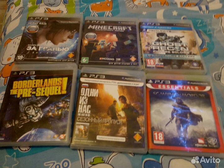 Диски 11 штук на PS3