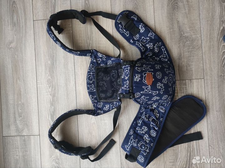 Хипсит со спинкой переноска эрнорюкзак