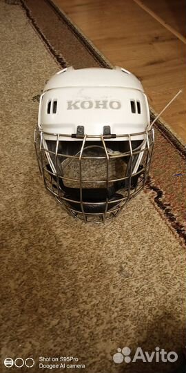 Хоккейный шлем+защита голени и локтей