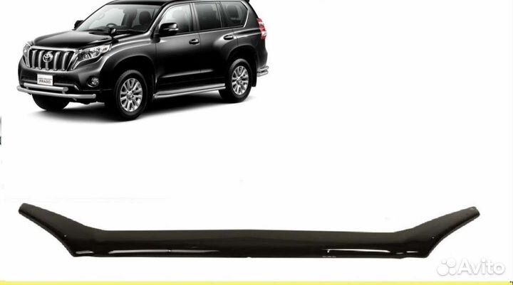 Дефлектор капота Toyota Land Cruiser Prado 150