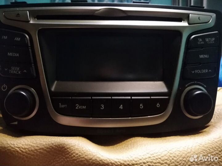 Автомагнитола солярис штатная