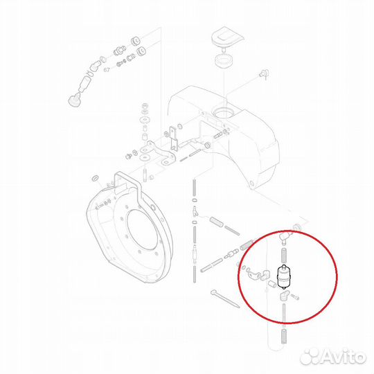 Фильтр топливный hatz 40089401