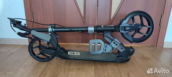 Самокат взрослый с подставкой для детей