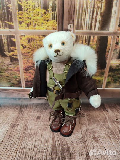 Мишка Тедди ручная работа летчик Всеволод