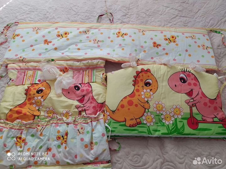 Бортики в детскую кроватку