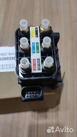 Новый блок клапанов пневмоподвески на мерседес 164