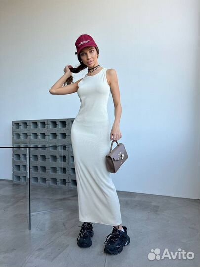 Платье лапша макси