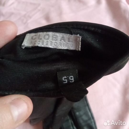 Перчатки женские кожаные 6.5