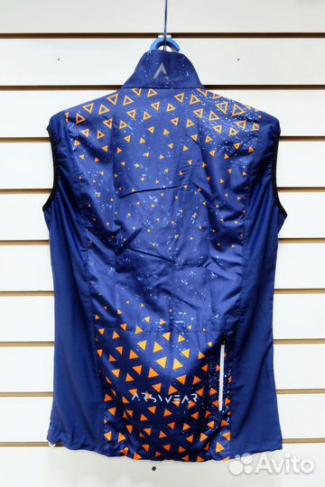 Жилет ARS Runing Russia, т.синий