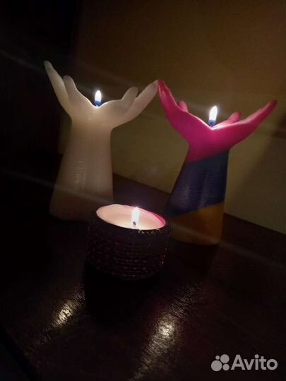 Ароматическая свеча ручной работы