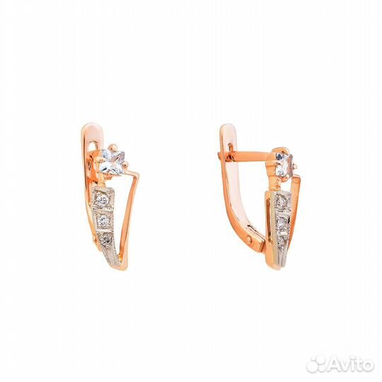 Серьги Золото с бриллиантами