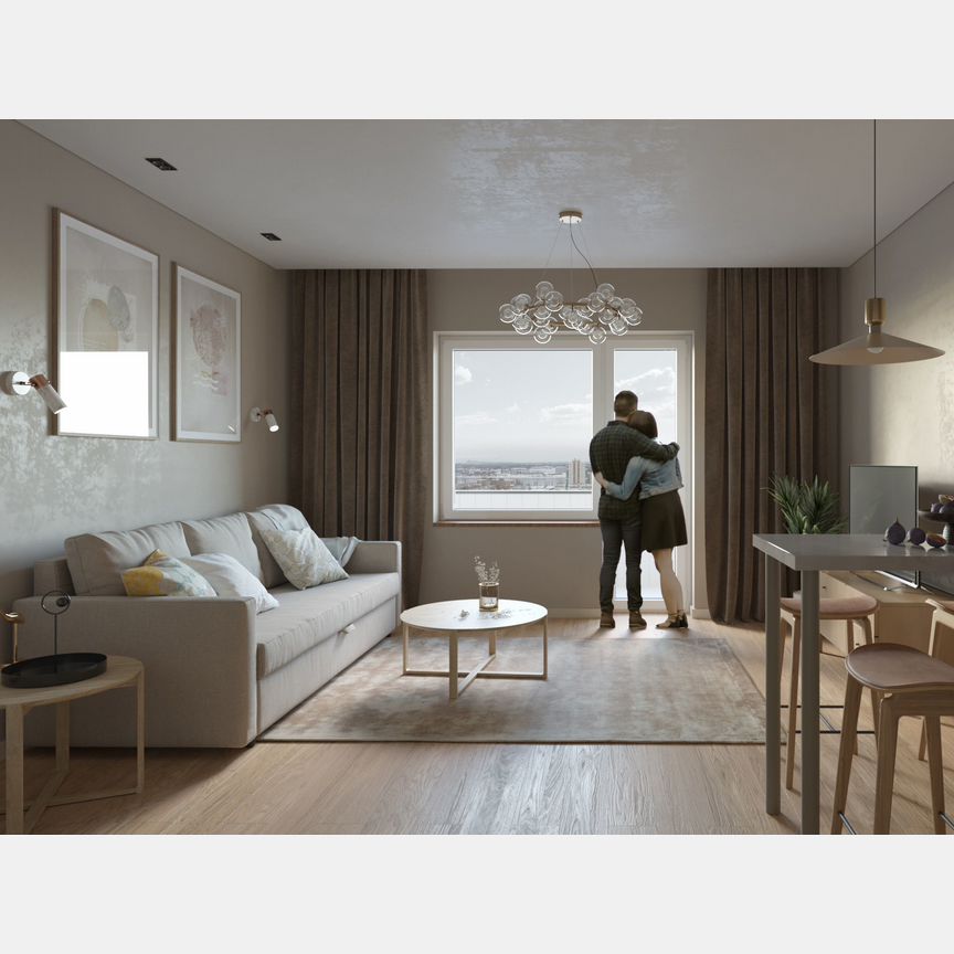 1-к. квартира, 36 м², 9/16 эт.