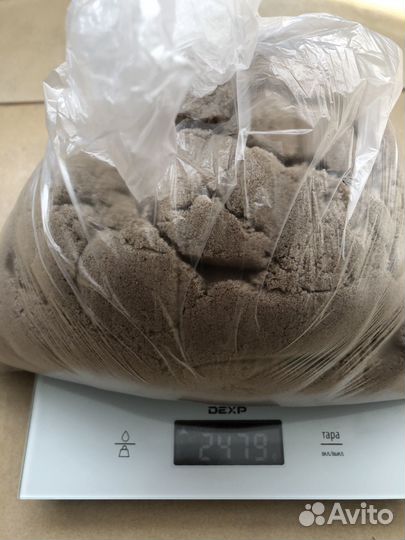 Кинетический песок, 2,5 кг. Формочки