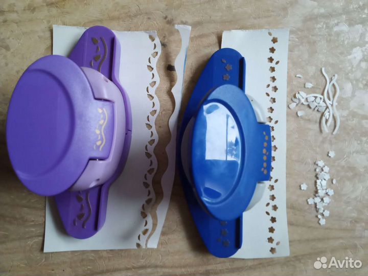 Фигурный дырокол, край