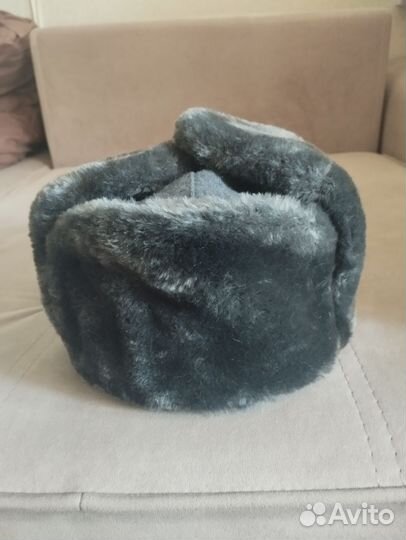 Шапка ушанка военная 60