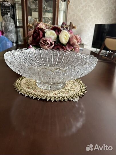 Ваза для фруктов. Снежинка