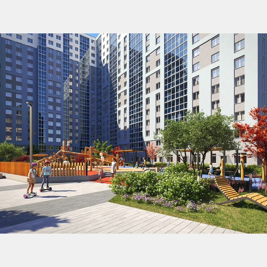 1-к. квартира, 39,3 м², 18/19 эт.