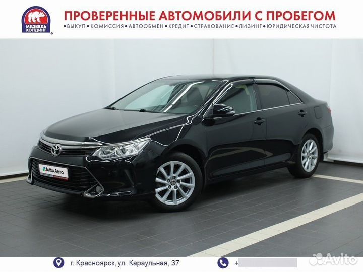 Toyota Camry 2.5 AT, 2015, 166 565 км