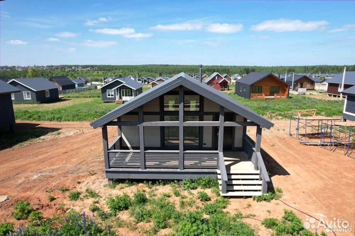 Дом на заказ фахверковый каркас