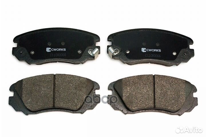 Колодки тормозные перед., Low Metallic saab 9-5