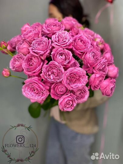 Пионовидная роза, Букет цветы