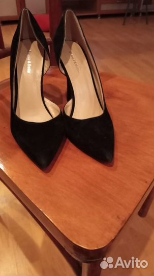 Туфли замшевые