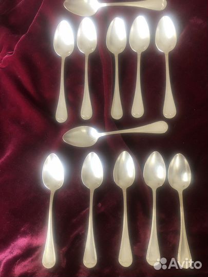 Чайные ложки, серебрение Франция (цена за 6 шт)