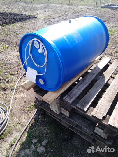 Бочка-бак для душа с подогревом