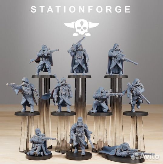 Набор миниатюр Warhammer 40000. Печать под заказ