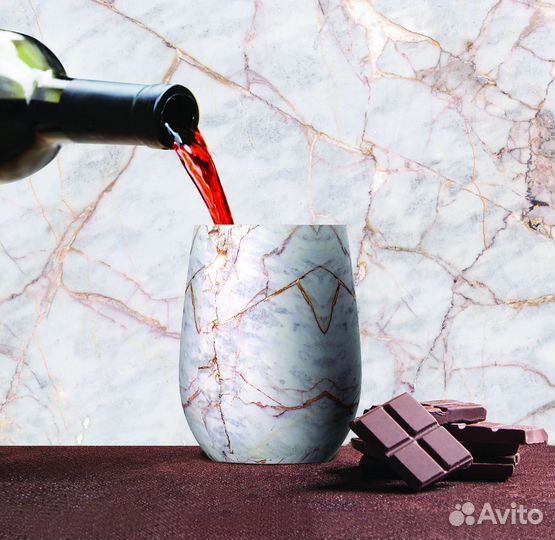 Термобокал imperial wine, 270 мл, мрамор