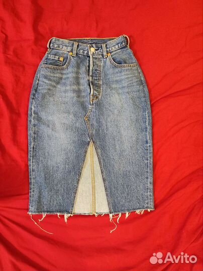 Levi's, юбка с разрезом (28)