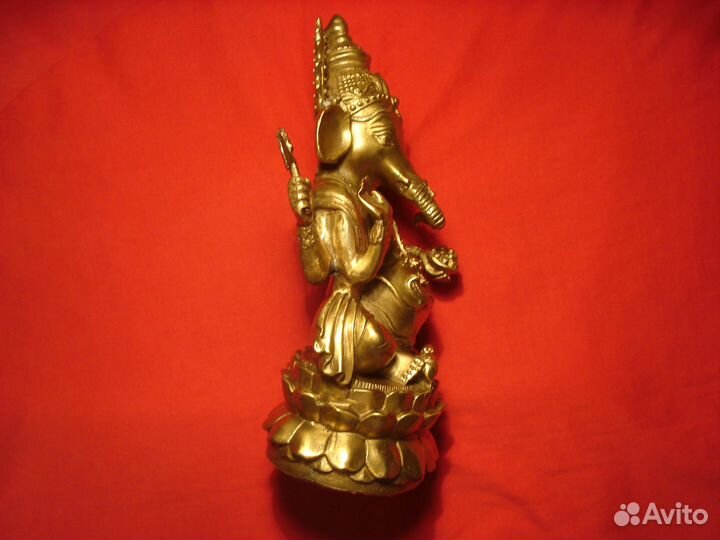 Символ Благосостояния Слон Ганеша Тибет Золото