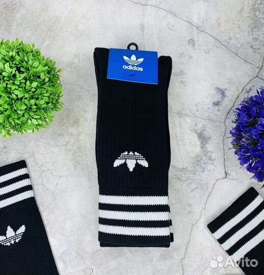 Носки Adidas Solid чёрные оригинал