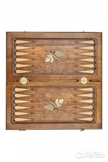 Шахматы и нарды резные Наира 50 х 50 см бук Армения 62479