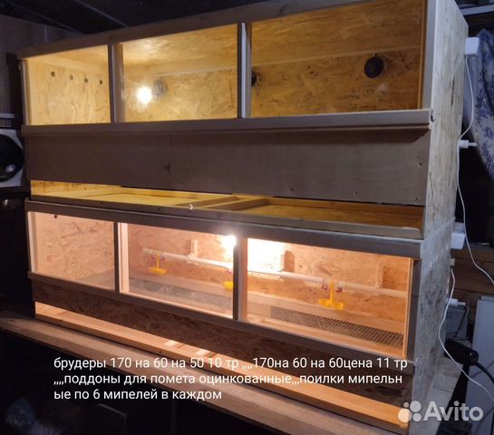 Курятники, брудеры, клетки, кормушки, насесты