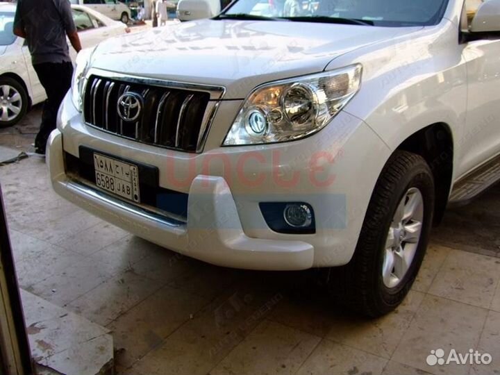 Накладка на бампер Toyota Land Cruiser 150