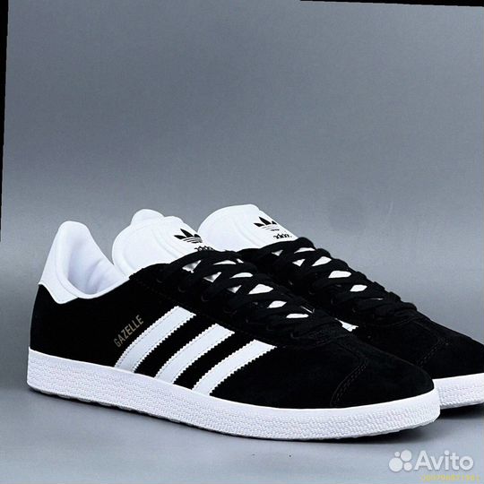 Кроссовки Adidas Gazelle Black (Арт.49746)