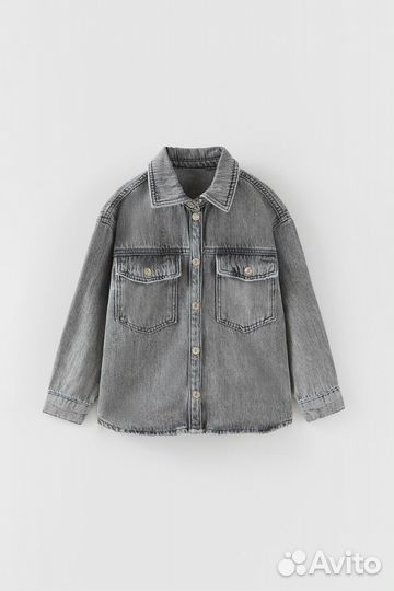 Джинсовая детская рубашка Zara