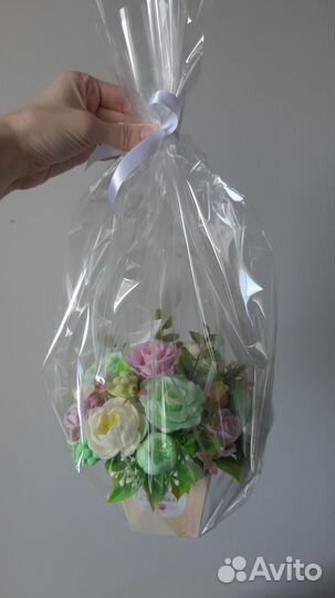 Букет цветов из мыла