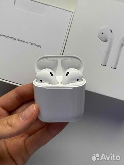 Airpods 2 поколения, оригина, б/у