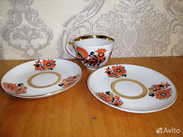 Чайная пара + блюдце лфз